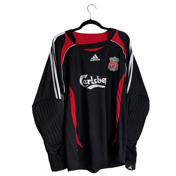 Other - Liverpool Football Club 2006-07 Goalkeeper Long Sleeve Jersey XL Black Red
